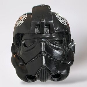 Vintage 2002 Star Wars Rubies TIE Fighter Pilot Helmet Imperial Costume